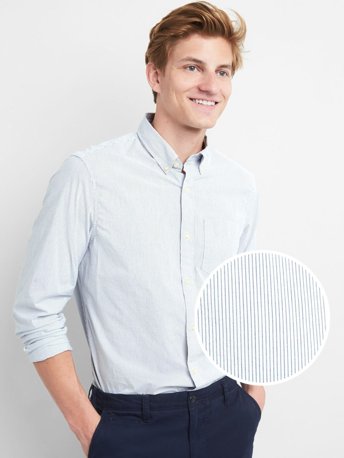 Lived-In True Wash Poplin Shirt-227668011