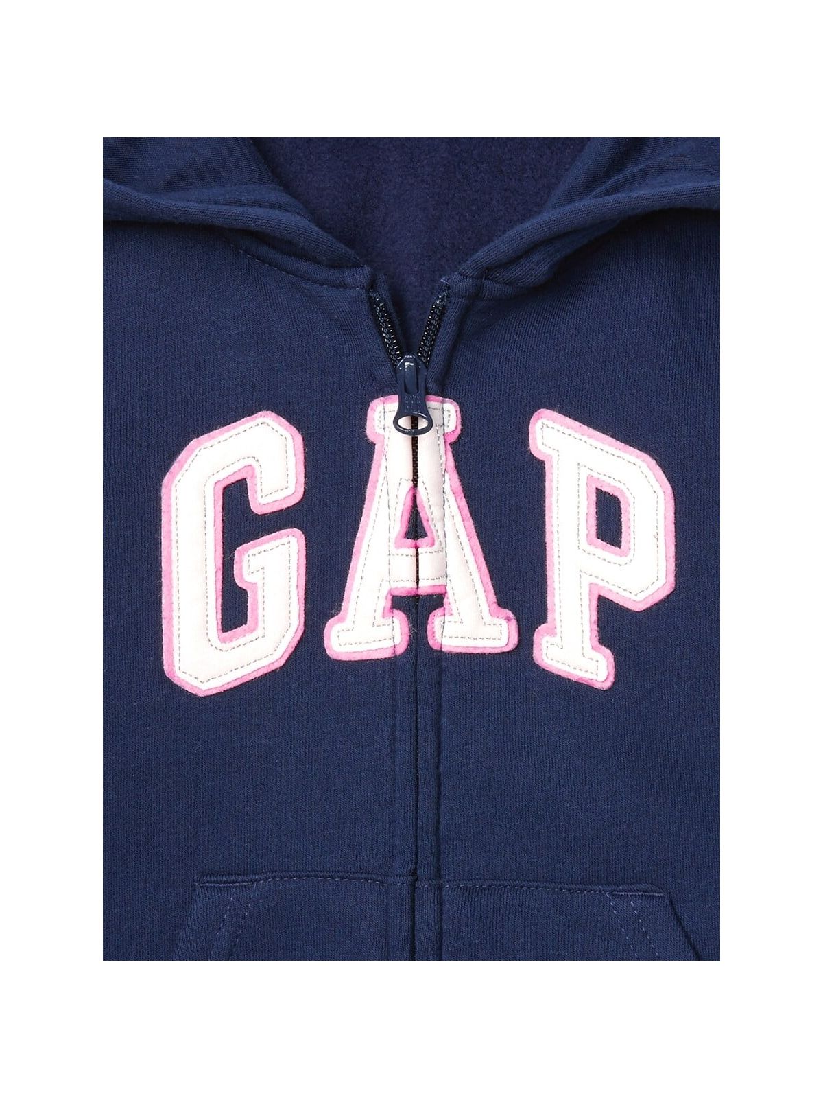 Μπλε Νηπιακή Gap Logo Ζακέτα Φούτερ με Κουκούλα-259444003