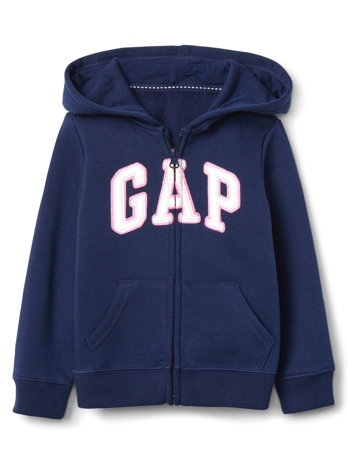 Μπλε Νηπιακή Gap Logo Ζακέτα Φούτερ με Κουκούλα-259444003