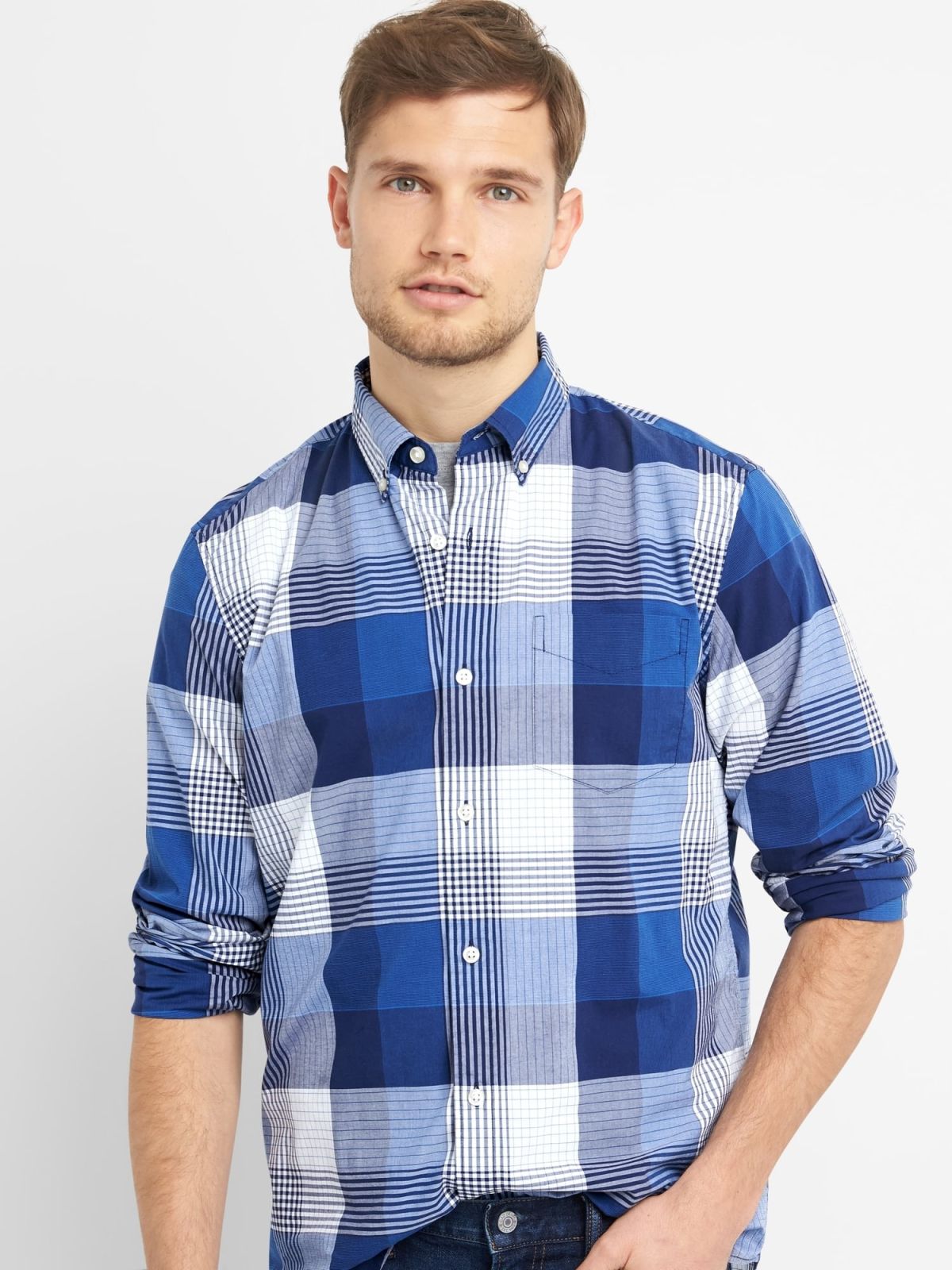 Lived-In True Wash Poplin Shirt-227668001