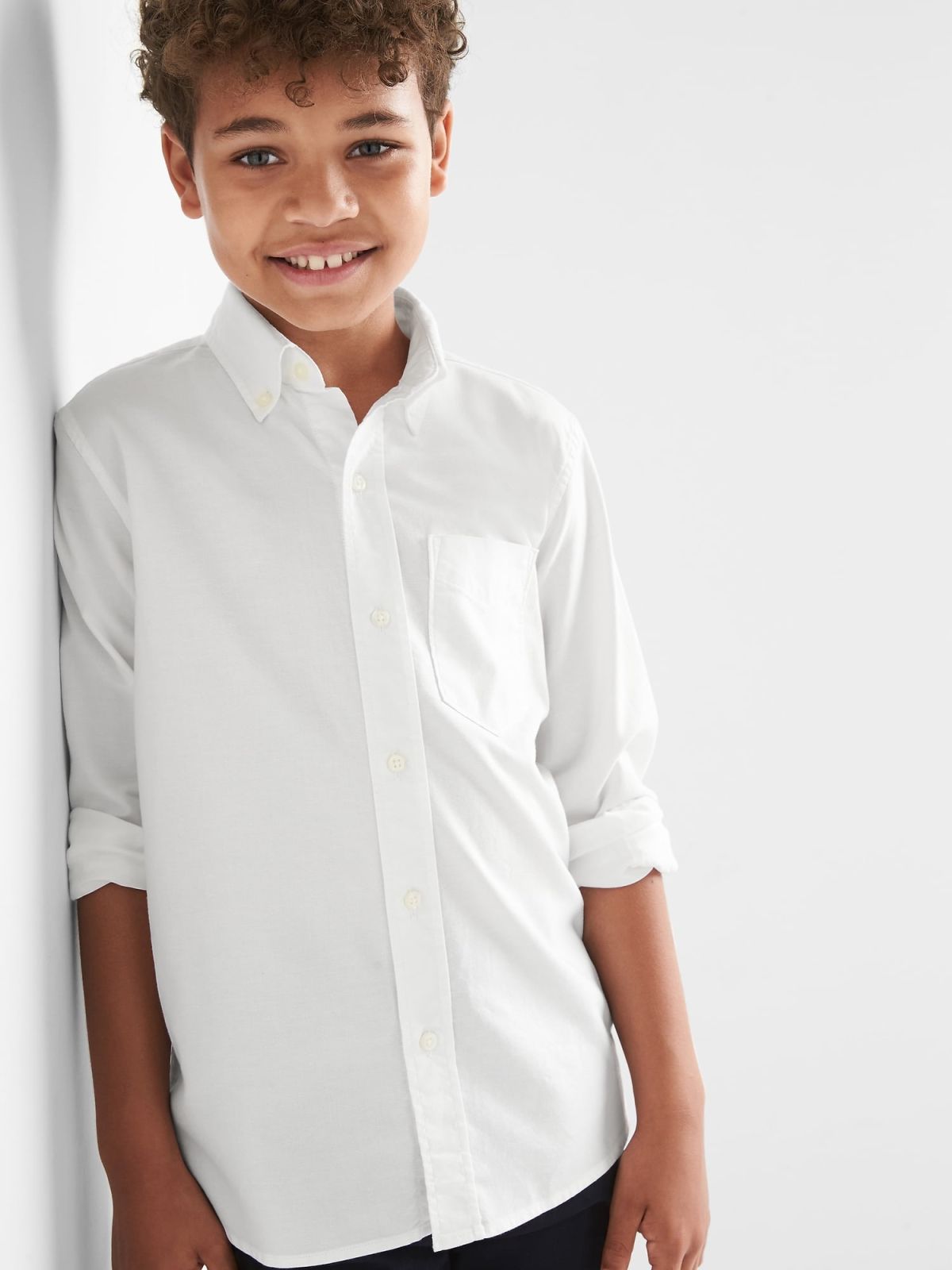 Kids Uniform Oxford Long Sleeve Shirt-699648001