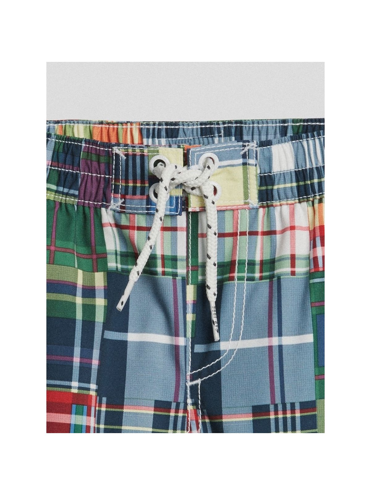 Patchwork Swim Trunks-266380000