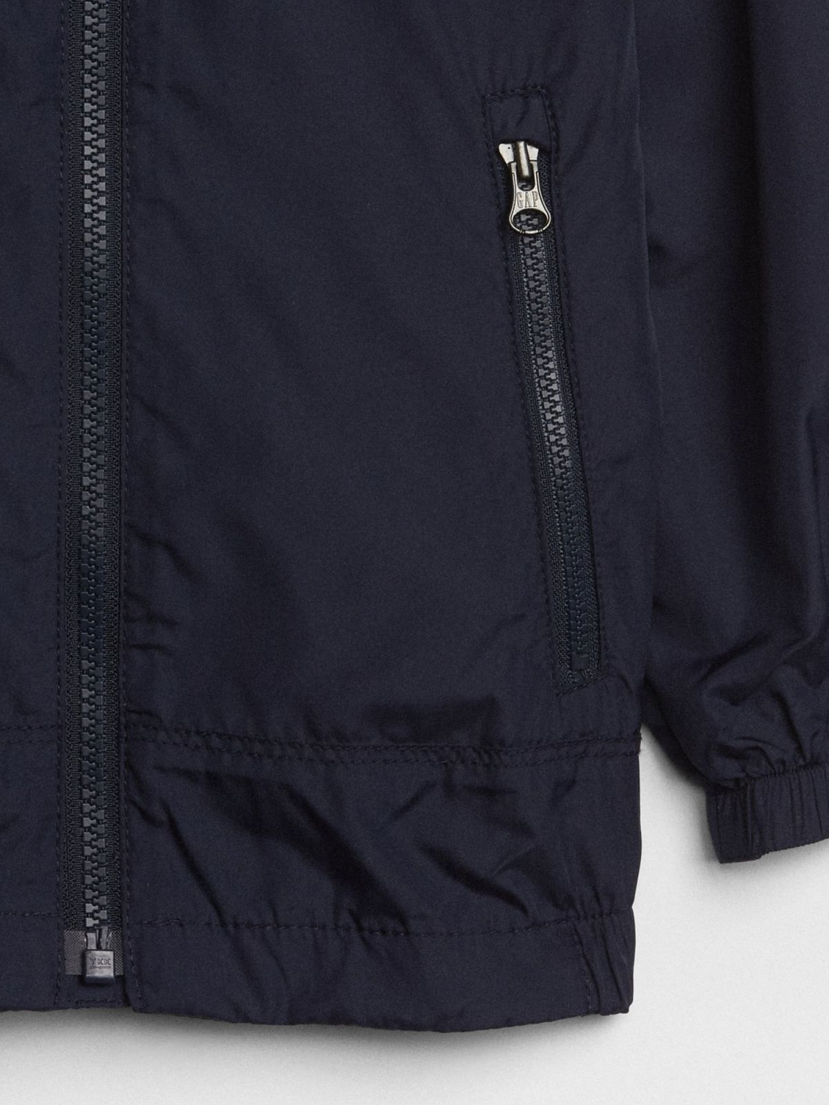 Μπλε Νηπιακό Αντιανεμικό Μπουφαν με Ζέρσεϋ Επένδυση-214907000