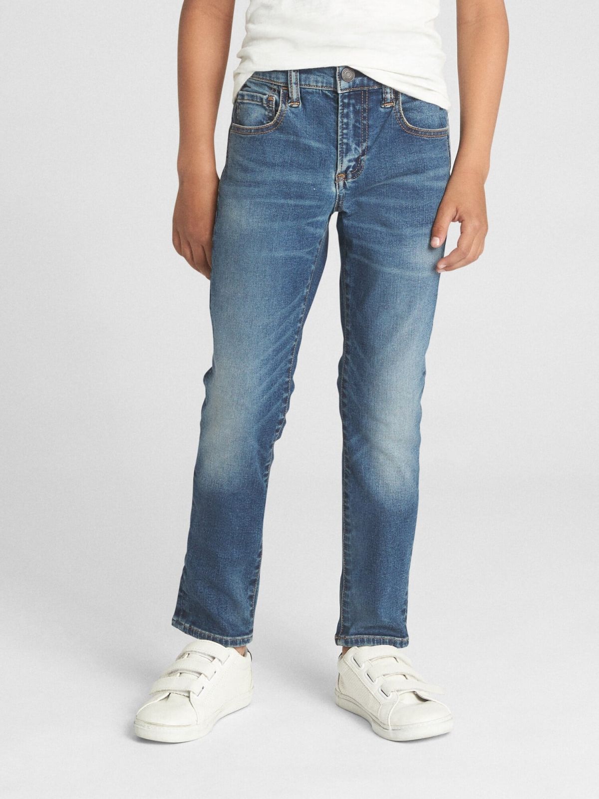 Μπλε Παιδικό Skinny Jeans Παντελόνι με Stretch-358234000