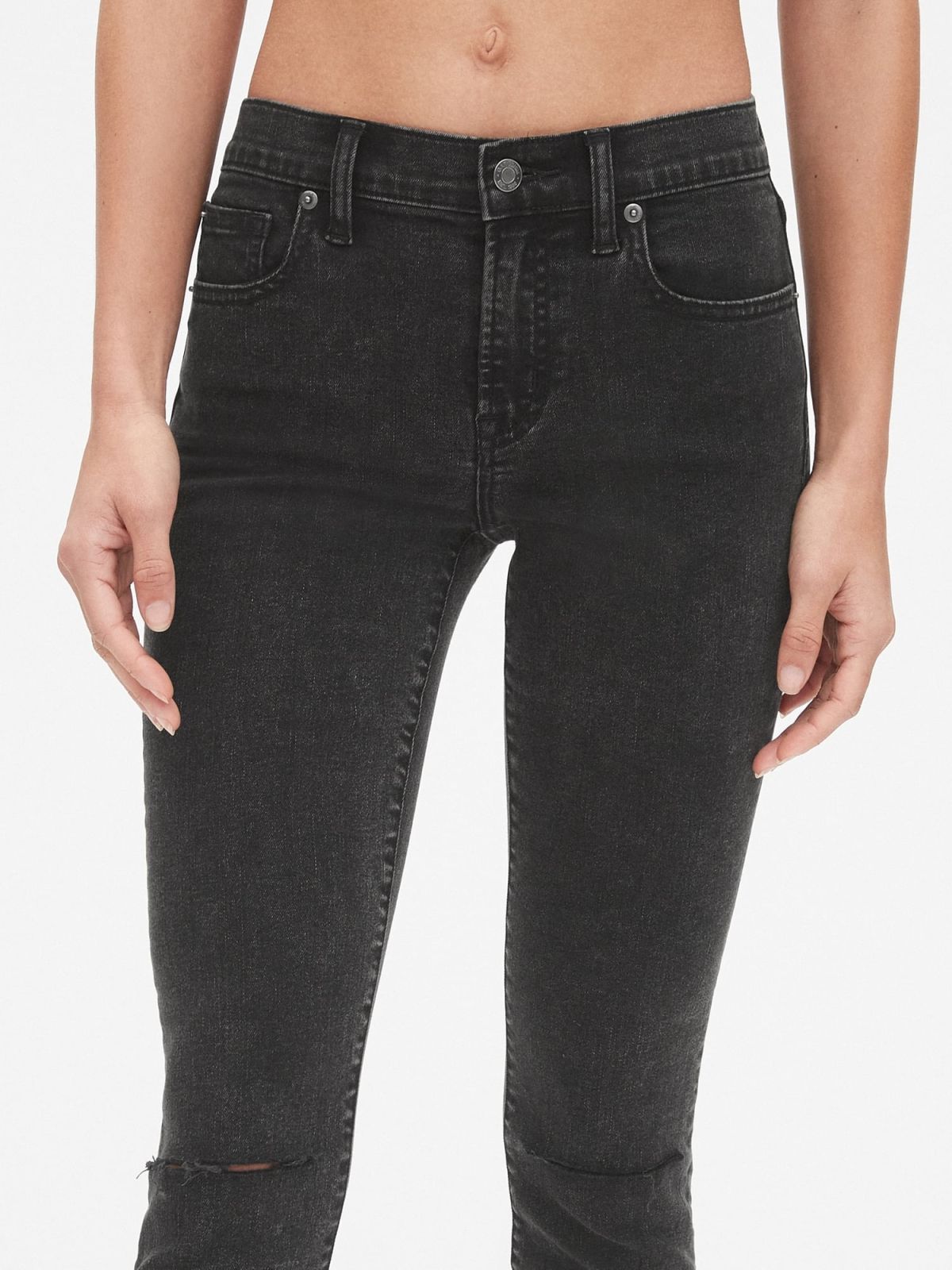 Mid Rise True Skinny Ankle Jean Παντελόνι-440668000