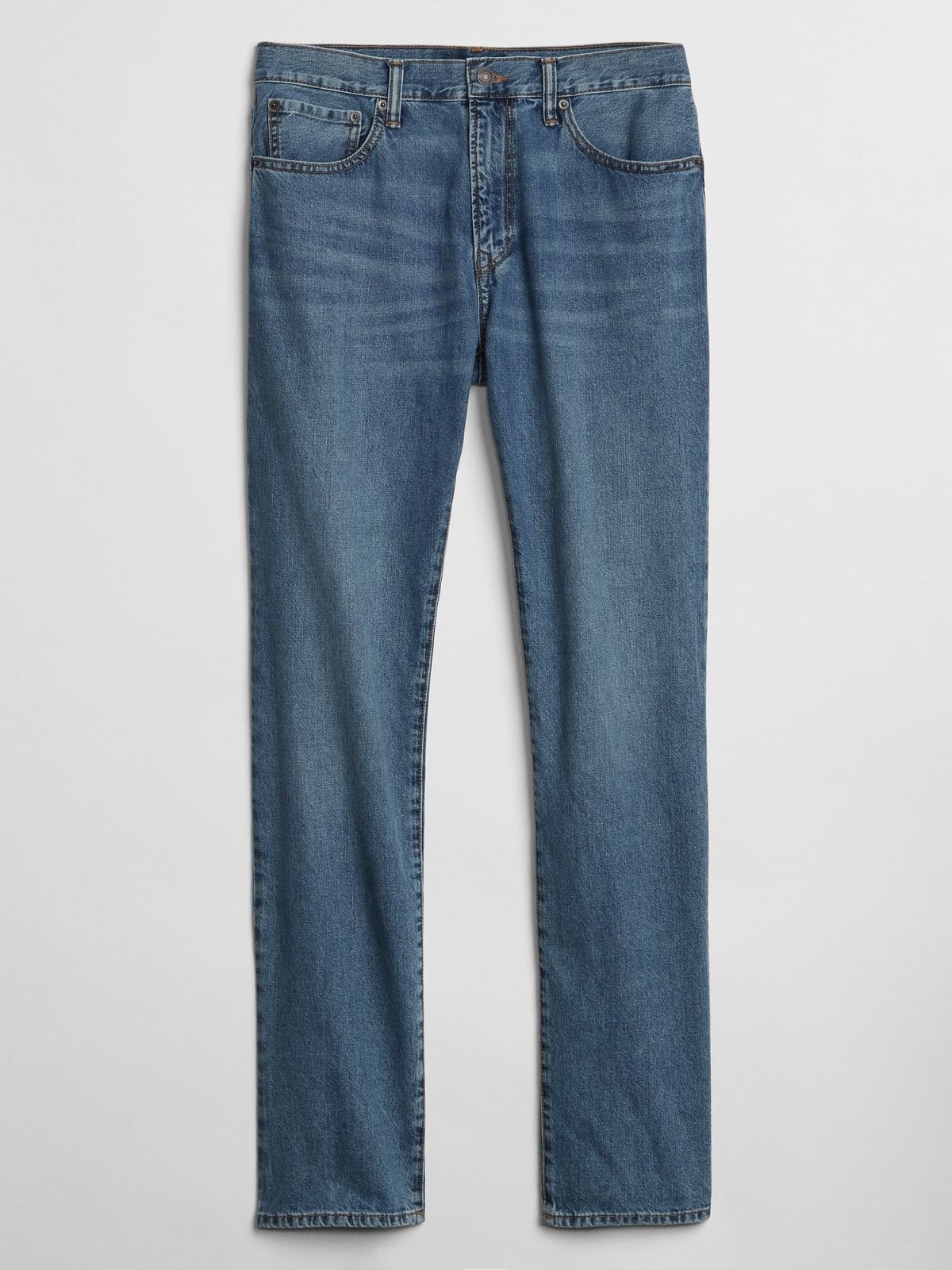 Μπλε Straight Fit Τζιν Παντελόνι-497149000