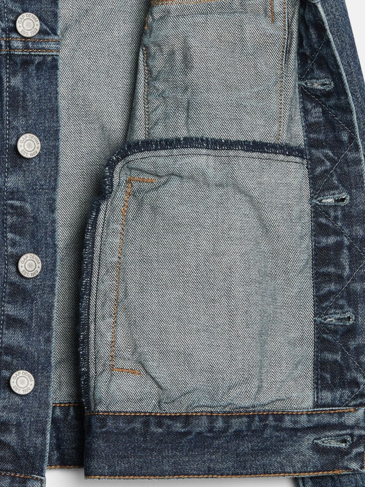 Μπλε Παιδικό Τζιν Πανωφόρι Μπουφάν-513547000