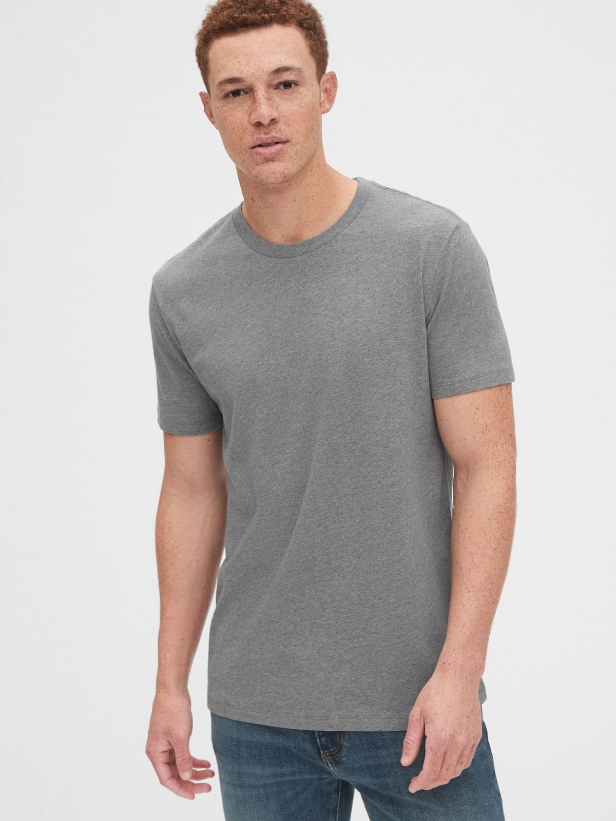 Jersey Crewneck T-Shirt-440775008