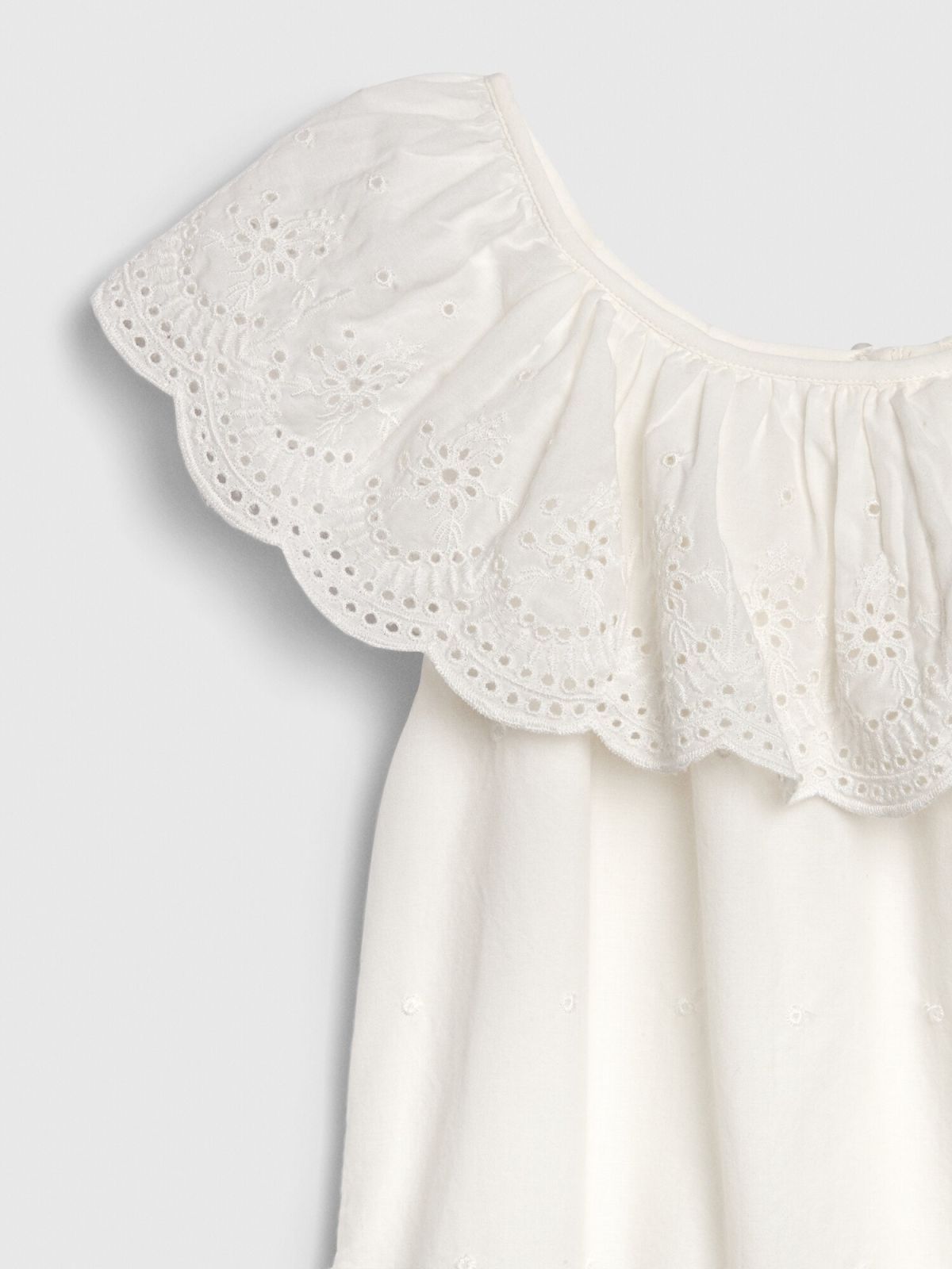 Kids Eyelet Ruffle Top-540306000