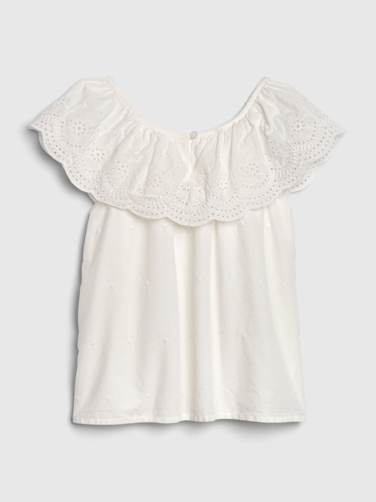 Kids Eyelet Ruffle Top-540306000