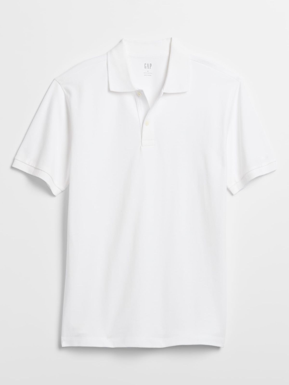 Άσπρη Πικέ Polo Μπλούζα-547250009