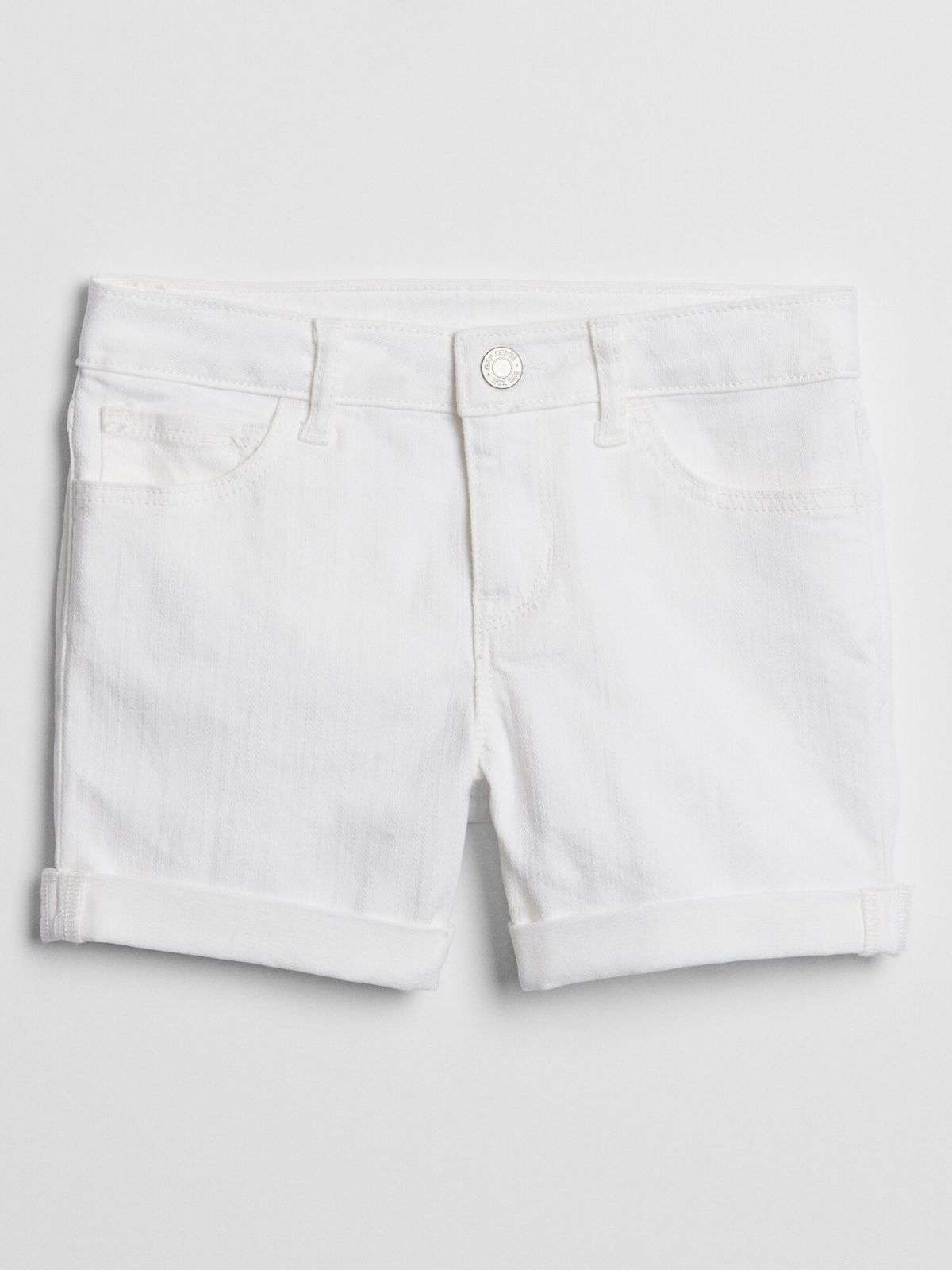 Kids Mid Rise Denim Shorts-543292000