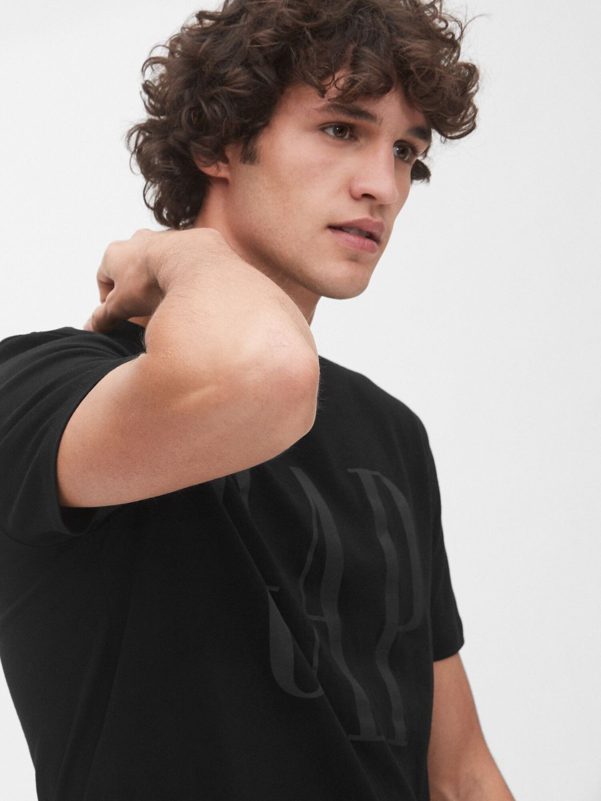 Μαύρη Gap Logo Μπλούζα-499950002