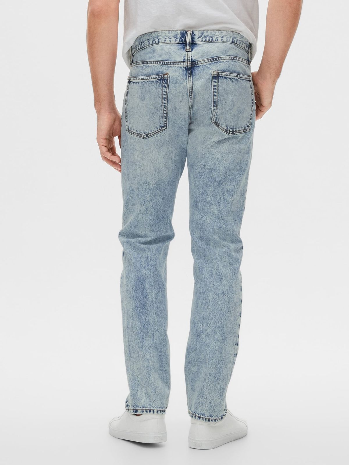 Straight Fit Jean Παντελόνι με Washwell™-554759000