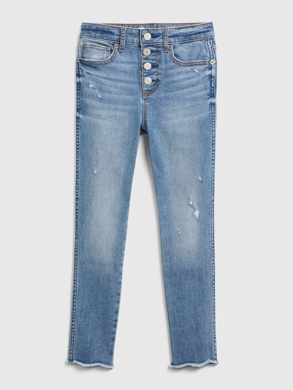 Παιδικό High Rise Distressed Ankle Jegging Παντελόνι με Max Stretch-575810000