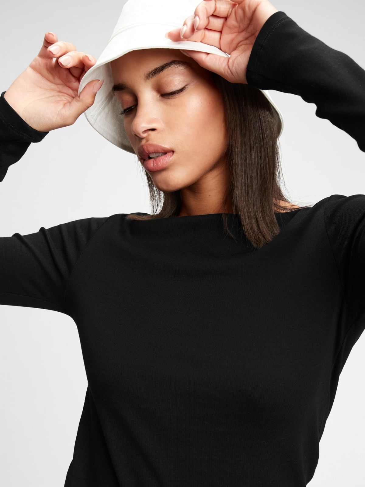 Mod Bateau Neck T-Shirt-629436002