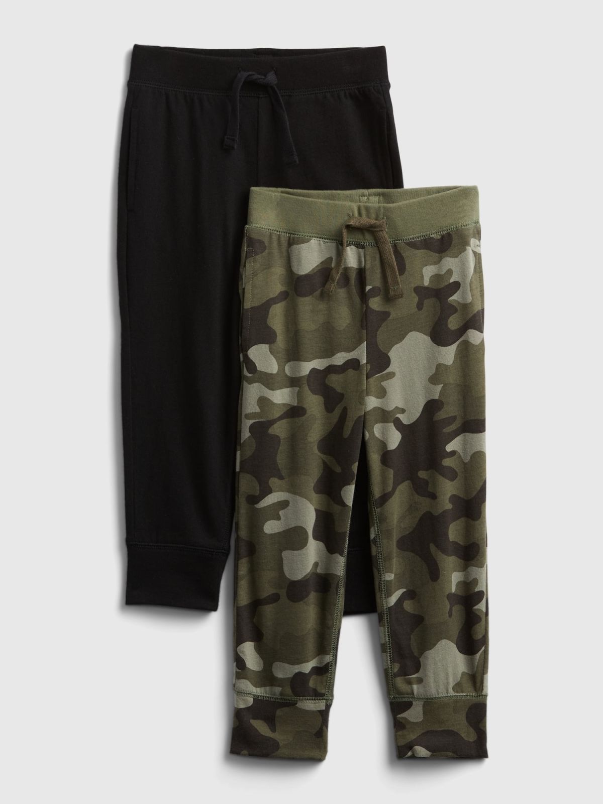 Μαύρο Νηπιακό Mix and Match Pull-On Παντελόνι (2-Pack) από 100% Οργανικό Βαμβάκι-671572001