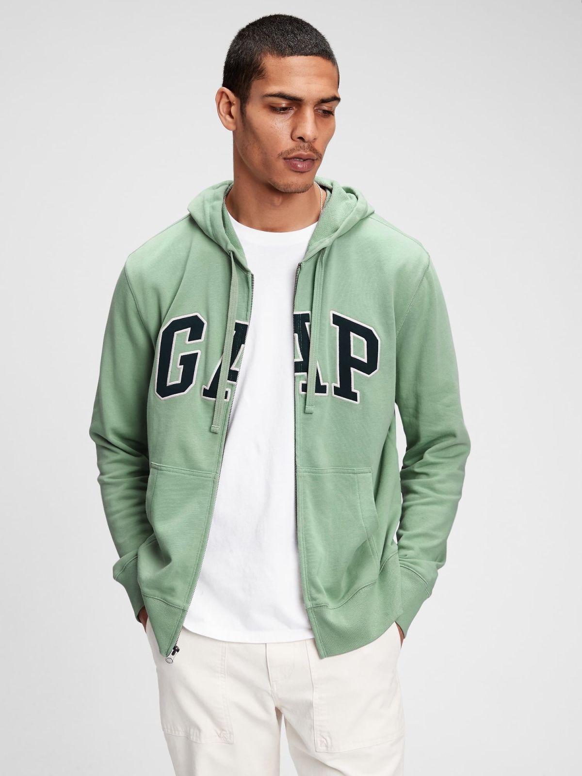 Gap Arch Logo Ζακέτα Φούτερ Με Κουκούλα-490384025