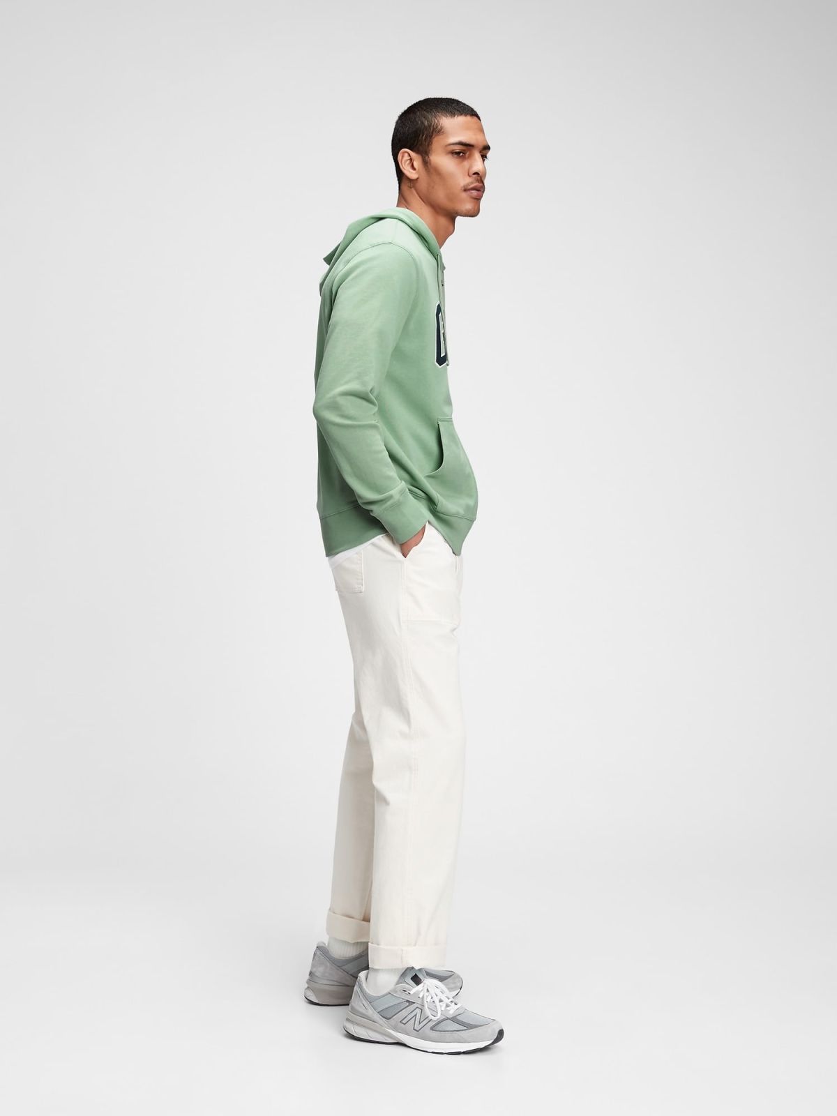 Gap Arch Logo Ζακέτα Φούτερ Με Κουκούλα-490384025