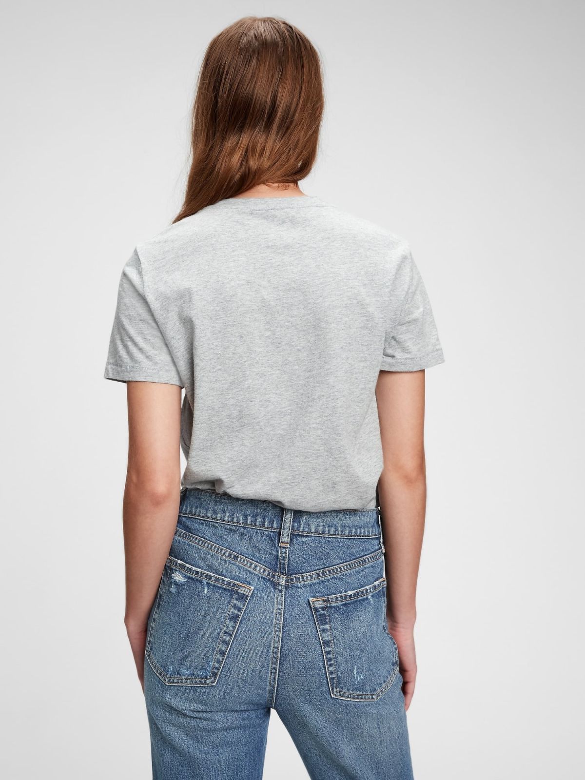 Γκρι Vintage Μπλούζα από 100% Οργανικό Βαμβάκι-795346005