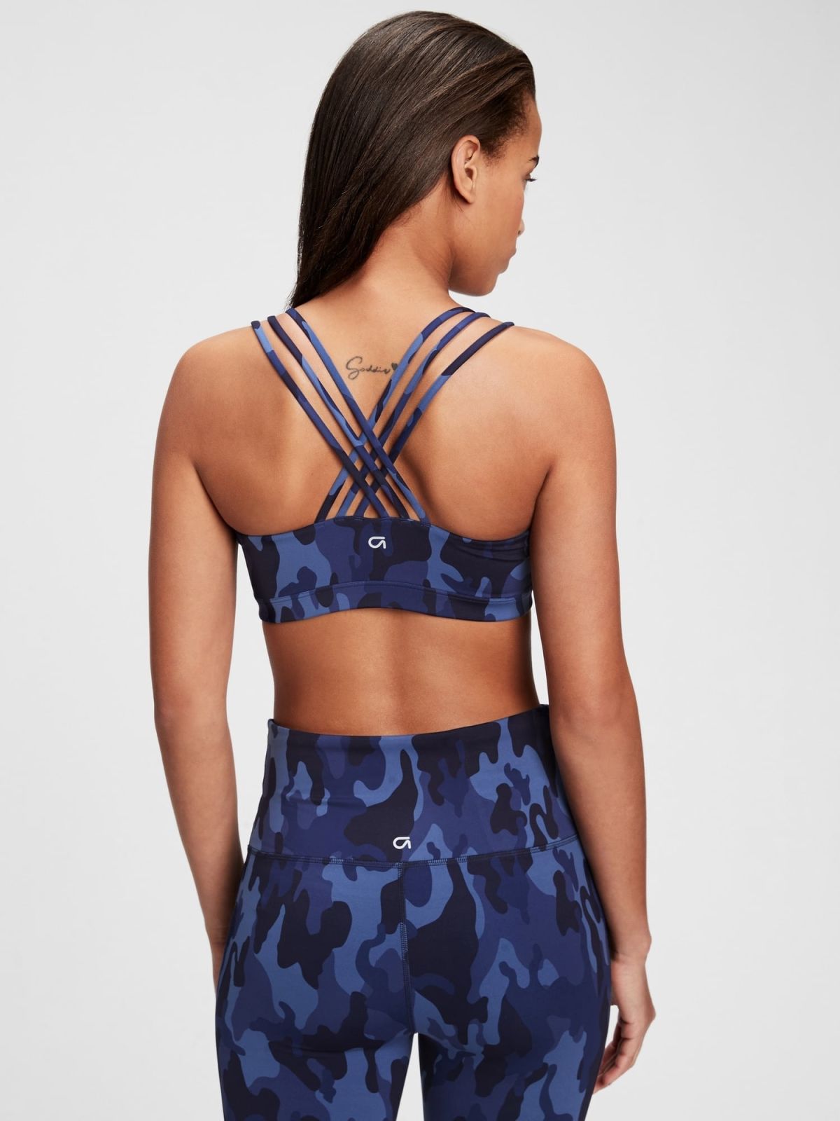 GapFit Eclipse Medium Support Strappy Sports Bra-335778068