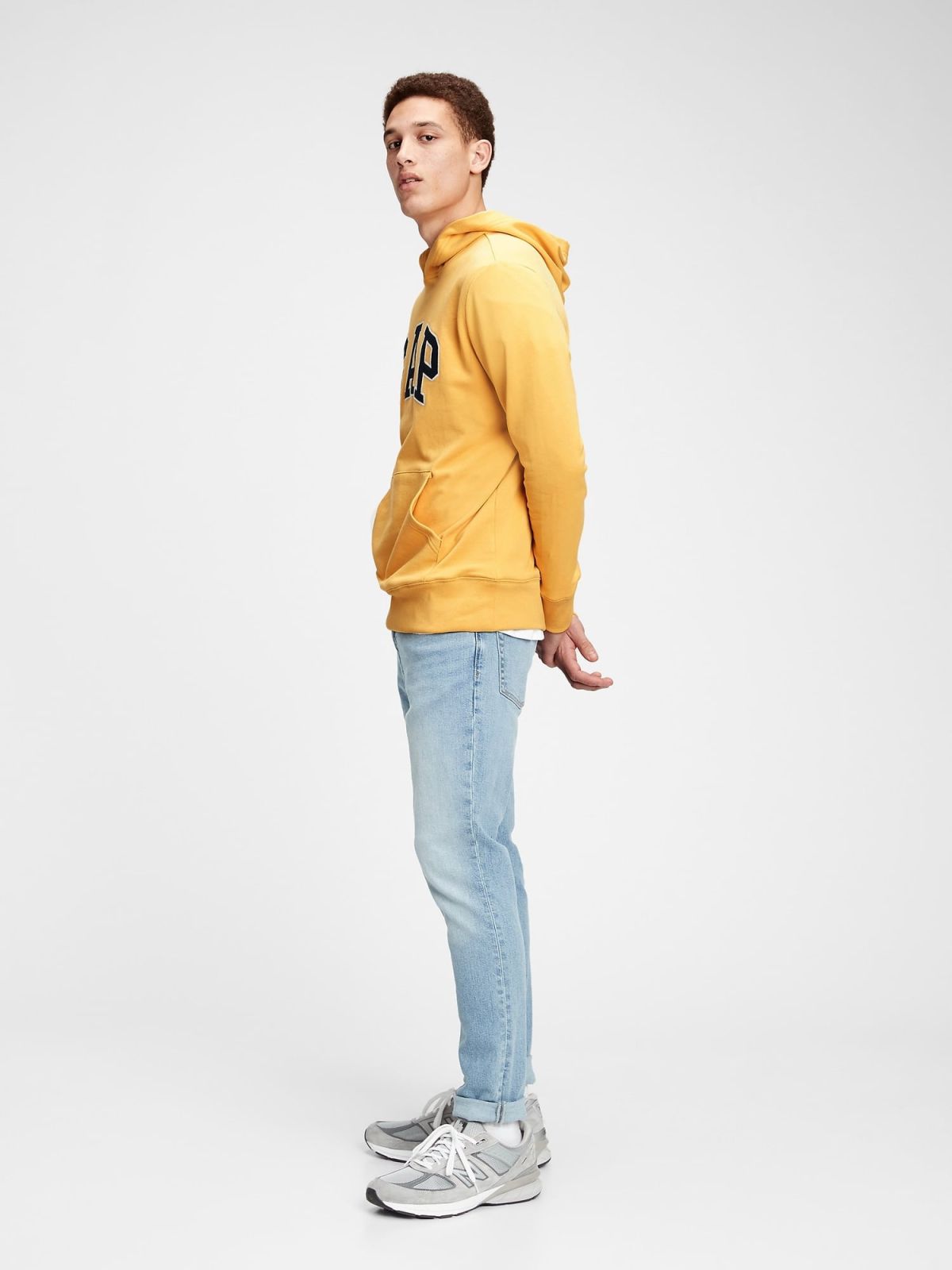 Gap Arch Logo Φούτερ με Κουκούλα-490386024