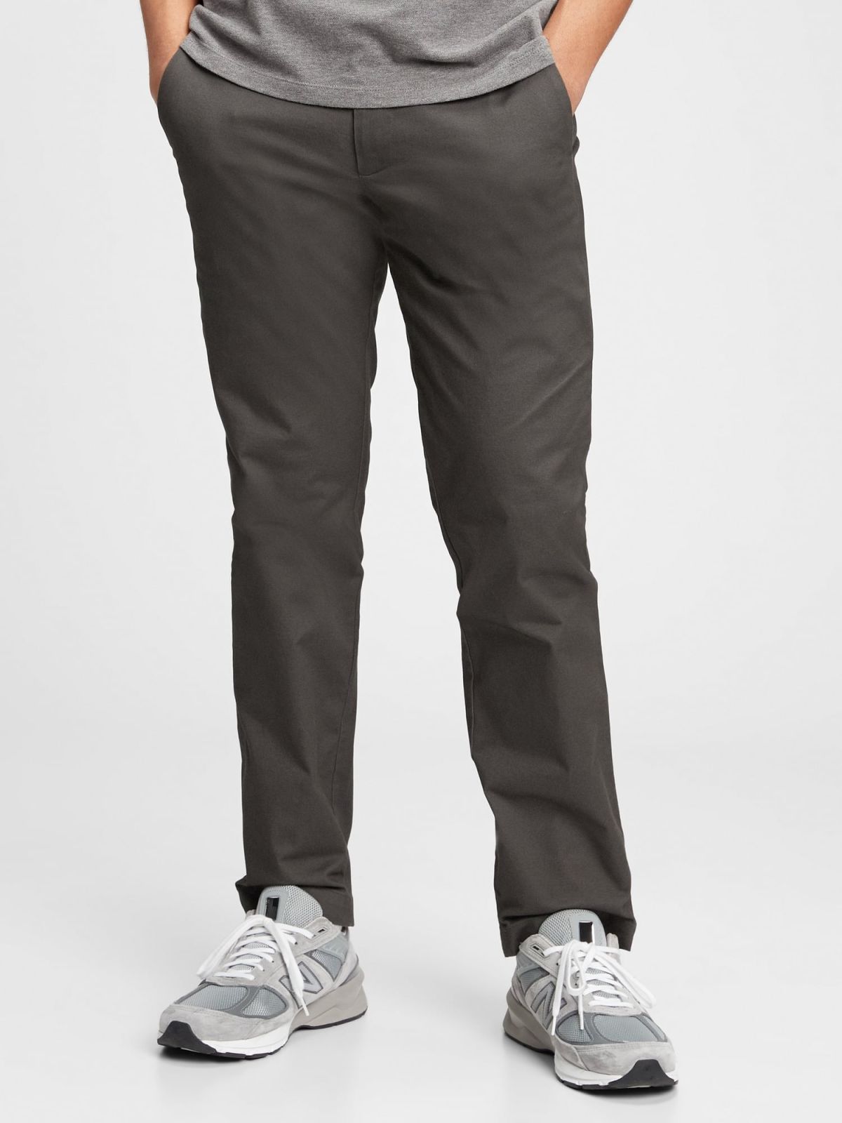 Modern Khakis in Straight Fit with GapFlex-472757007