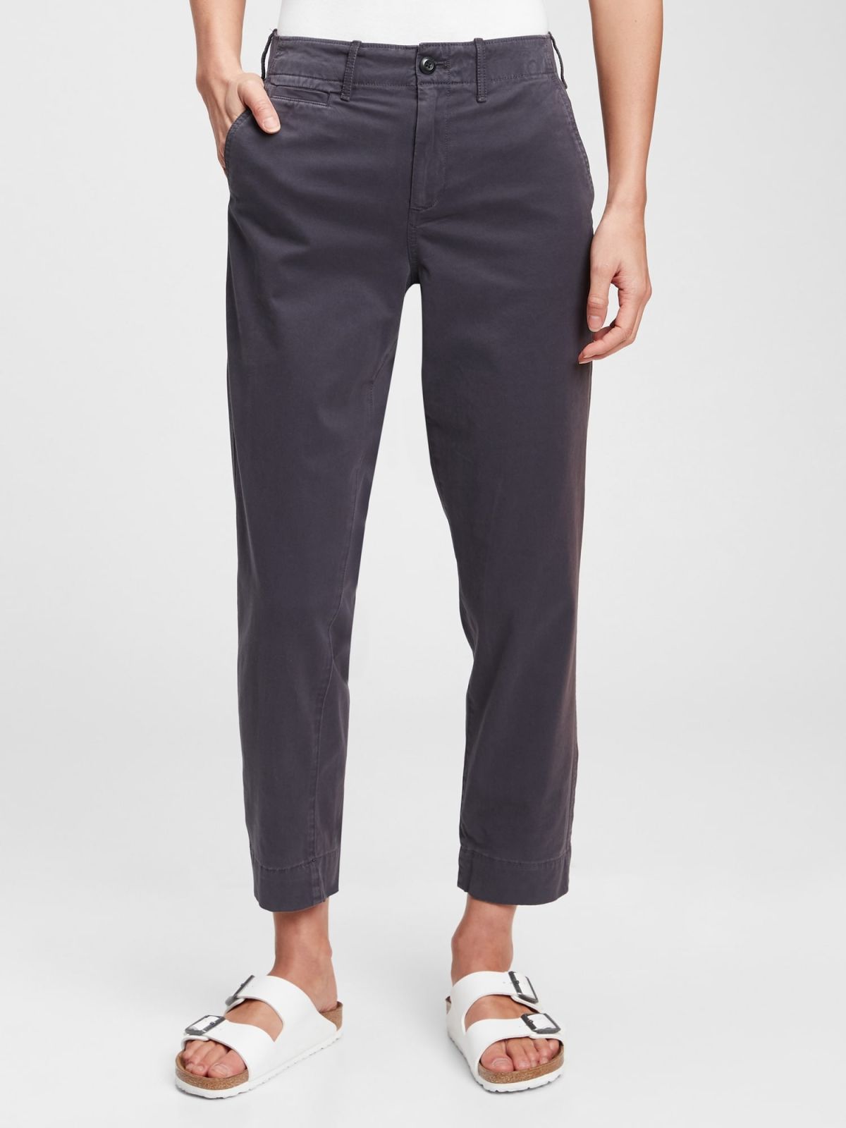 Μπλε Straight Khakis Παντελόνι-542685000