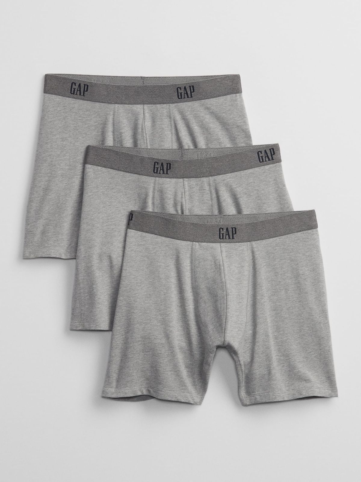 Γκρι Gap Logo Boxer Εσώρουχα (3-Pack)-689091001