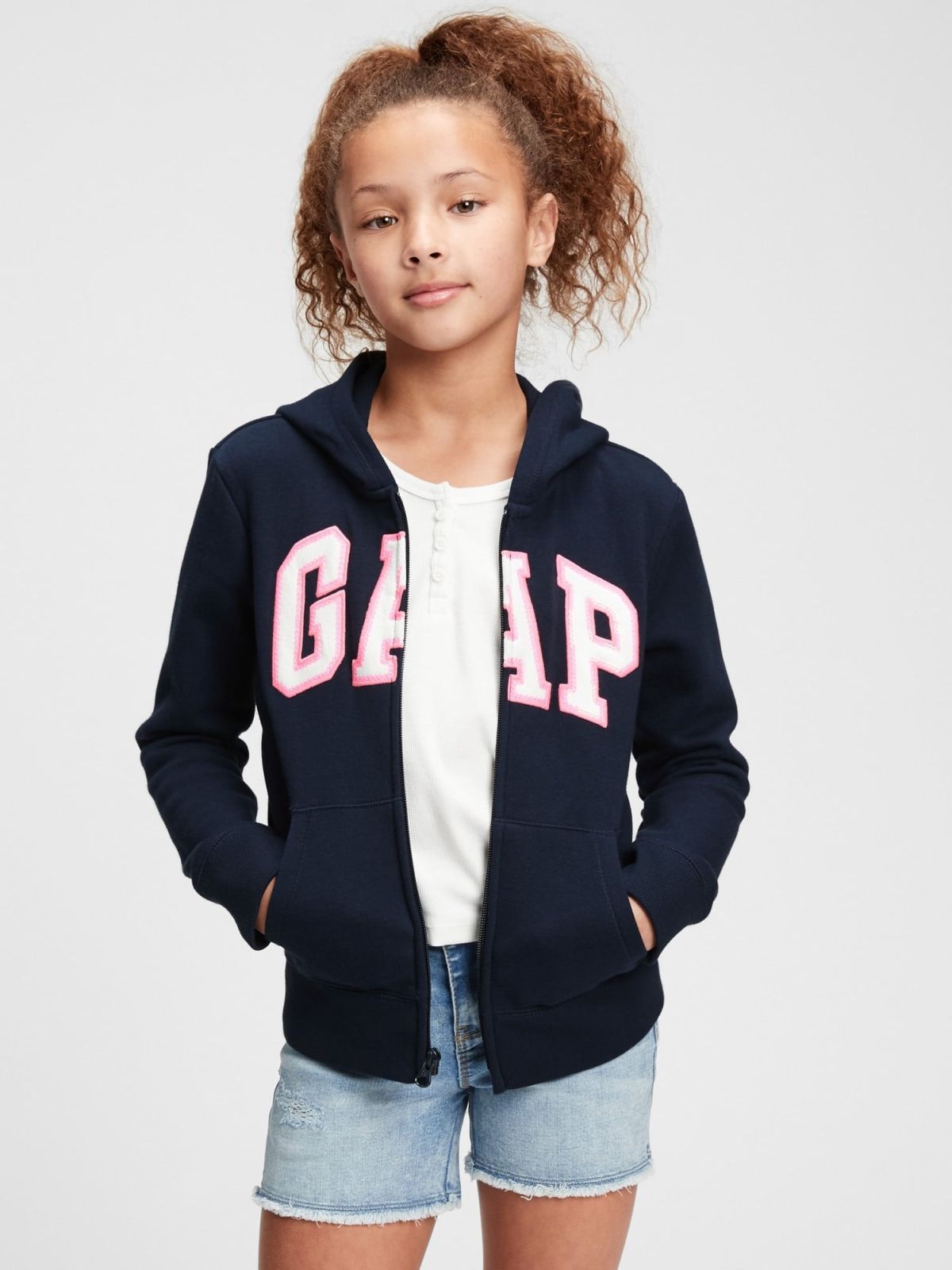 Παιδικό Gap Logo Zip Φούτερ σε Fleece-692277010