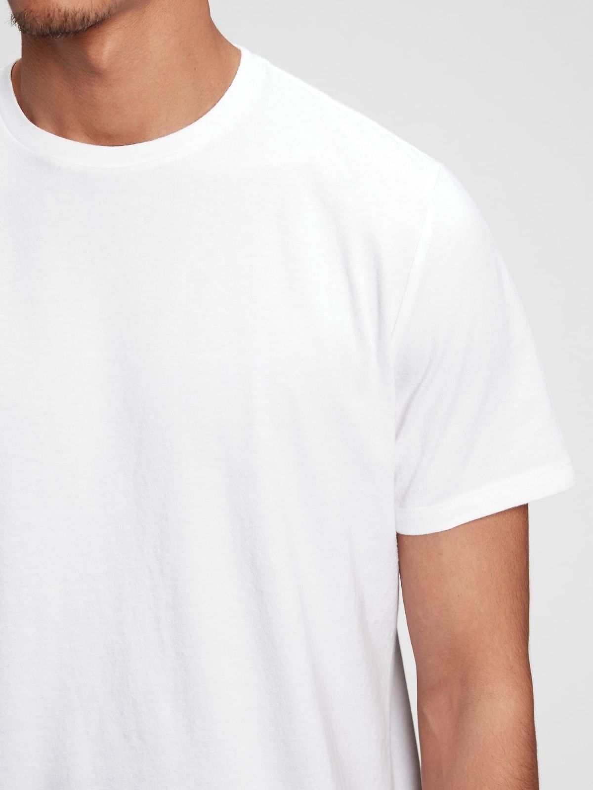 Jersey Crewneck T-Shirt-440775000