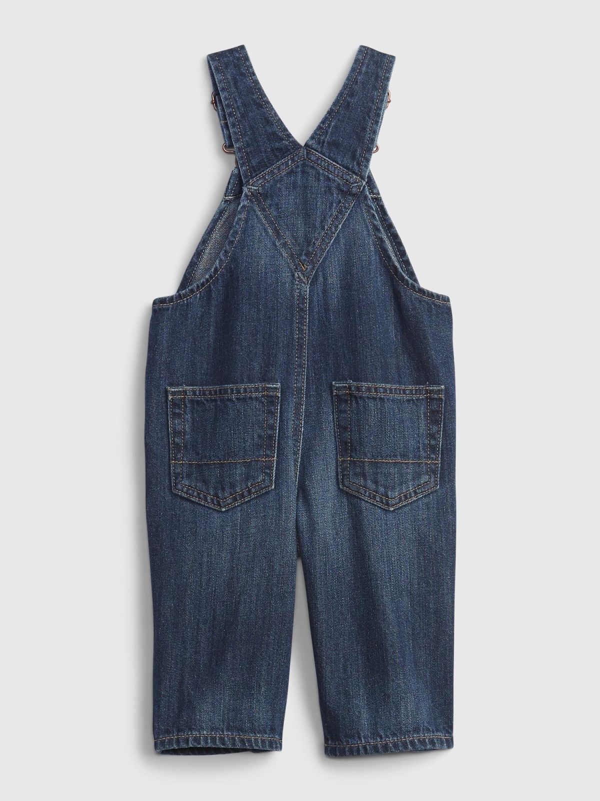 Μπλε Βρεφική 100% Οργανικό Βαμβάκι Denim Σαλοπέτα-731164000