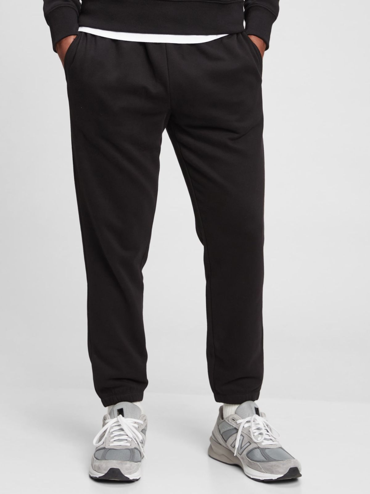 Μάυρη Fleece Jogger Φόρμα-737295007