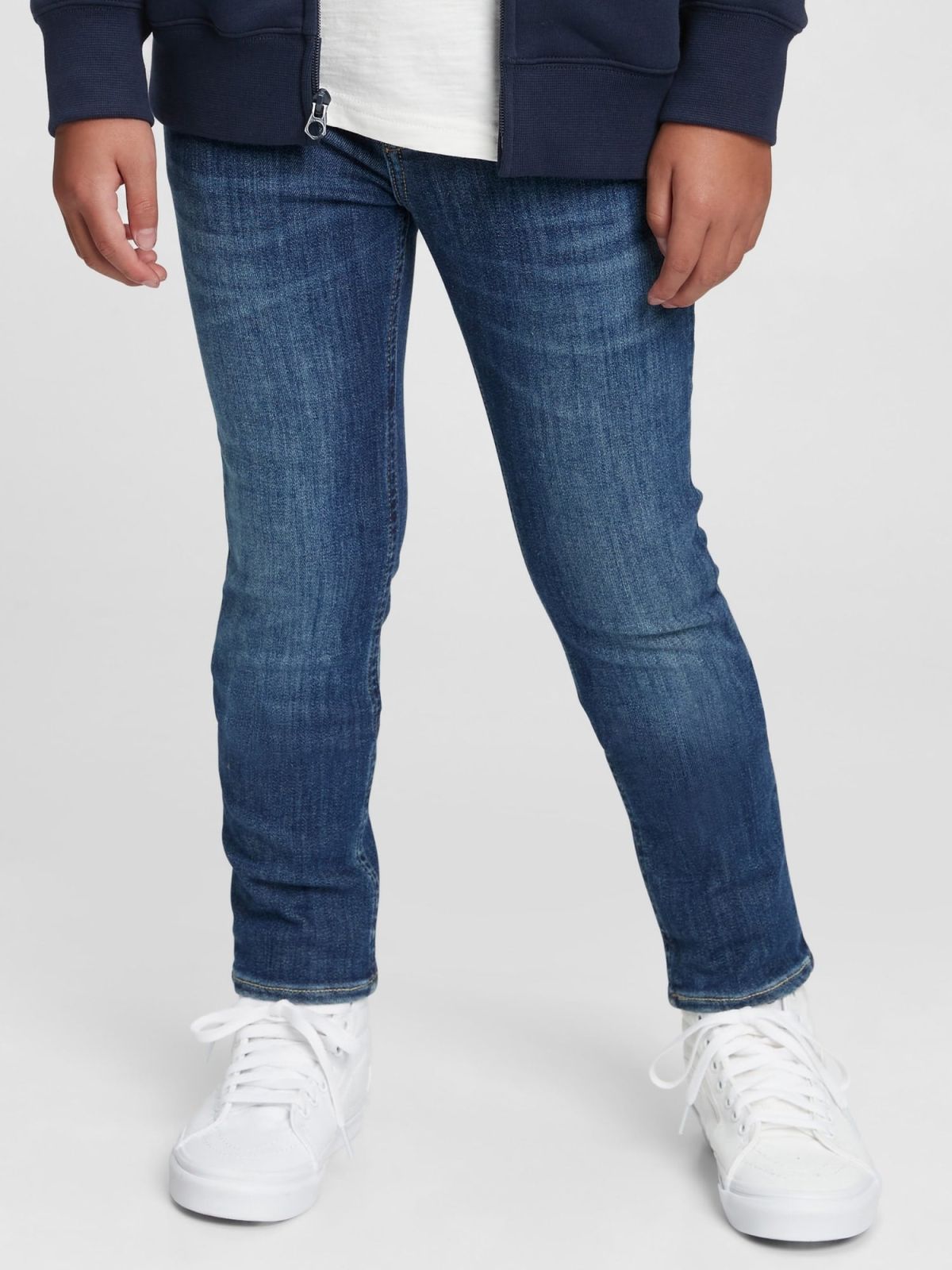Μπλε Παιδικό Skinny Jean Παντελόνι με Washwell™-701080000