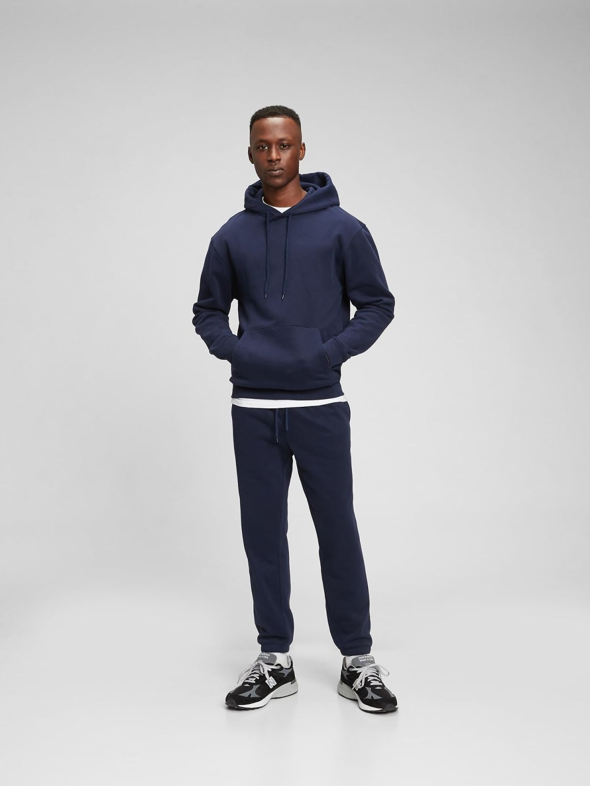 Μπλε Fleece Jogger Φόρμα-737295012