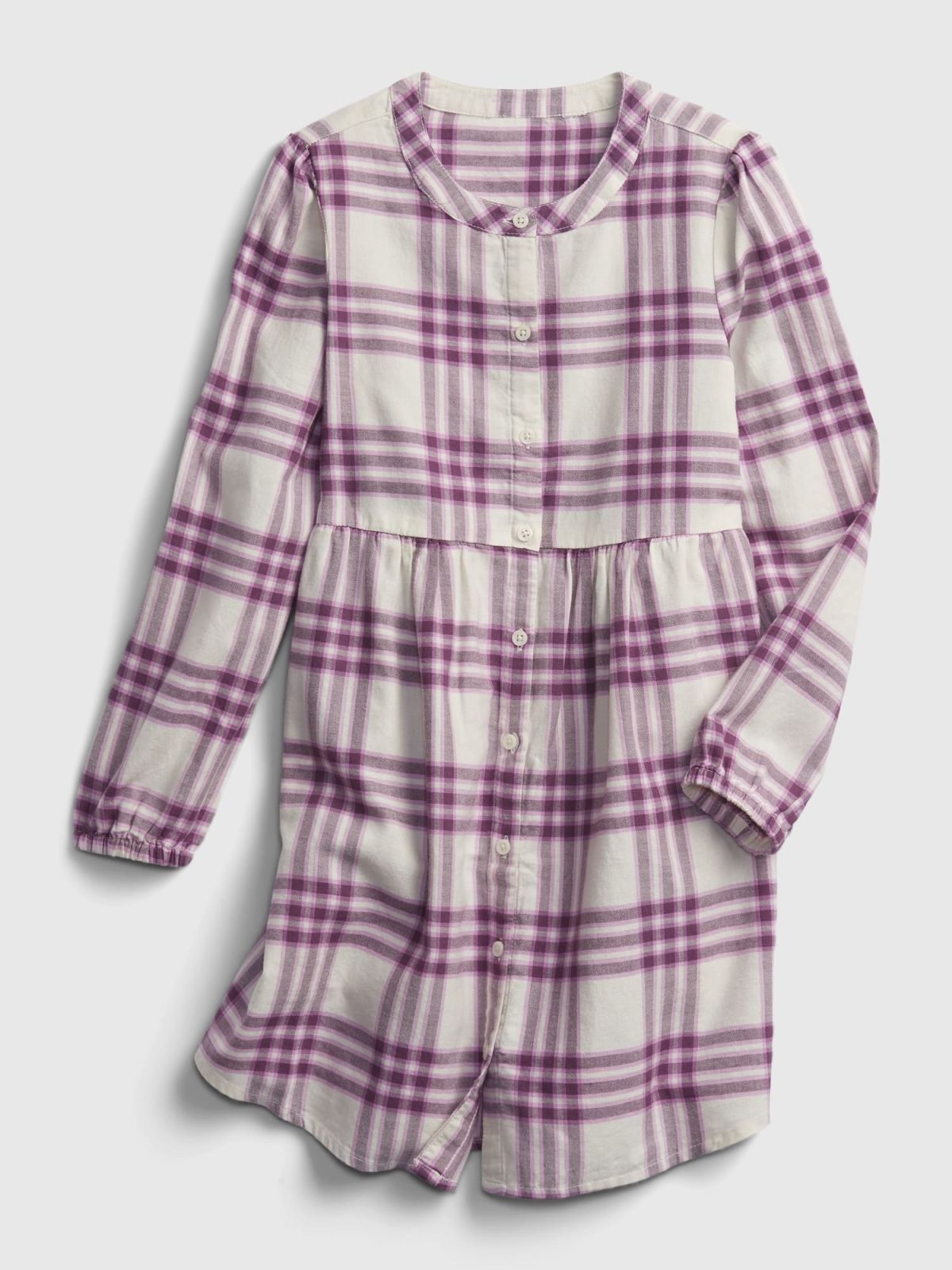 Kids Plaid Shirtdress-725658000