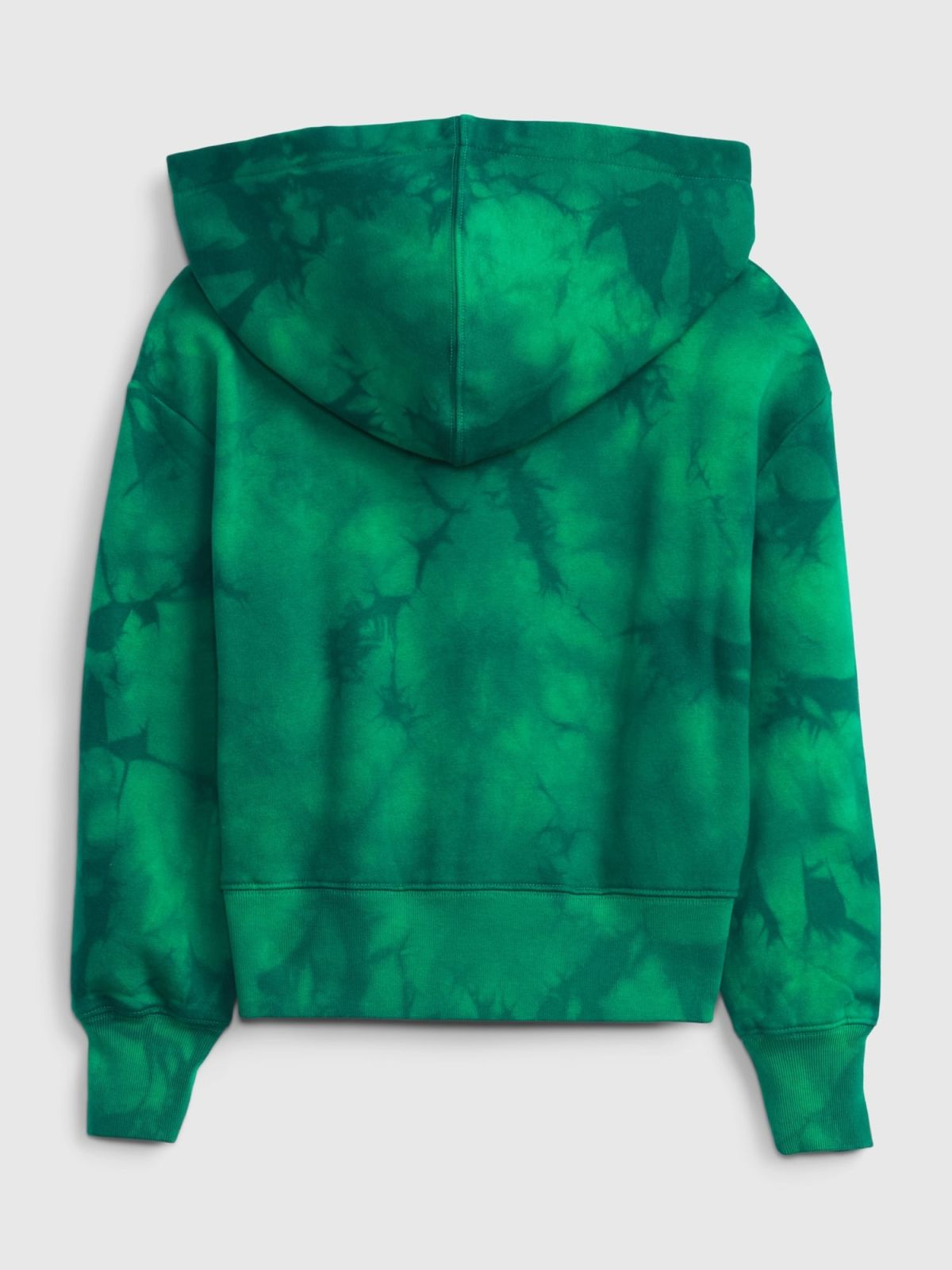 Πράσινο Παιδικό Tie-Dye Φούτερ με Κουκούλα-759491002