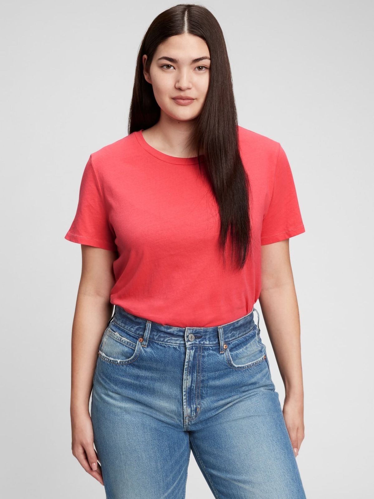 Κόκκινη Vintage Μπλούζα από 100% Οργανικό Βαμβάκι-795346022