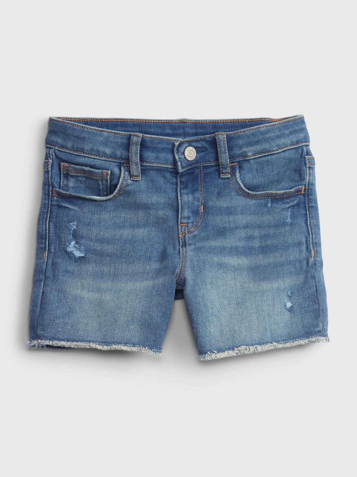 Kids Midi Denim Shorts with Washwell ™-754956000
