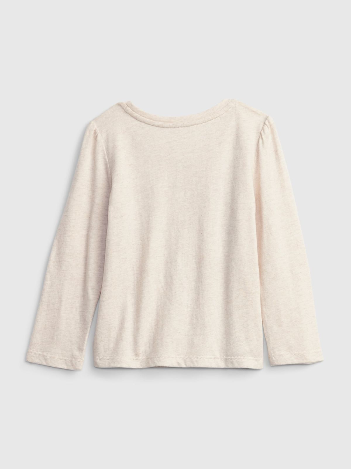 Μπεζ Νηπιακή Mix and Match Holiday Graphic Μπλούζα από 100% Οργανικό Βαμβάκι-777126010