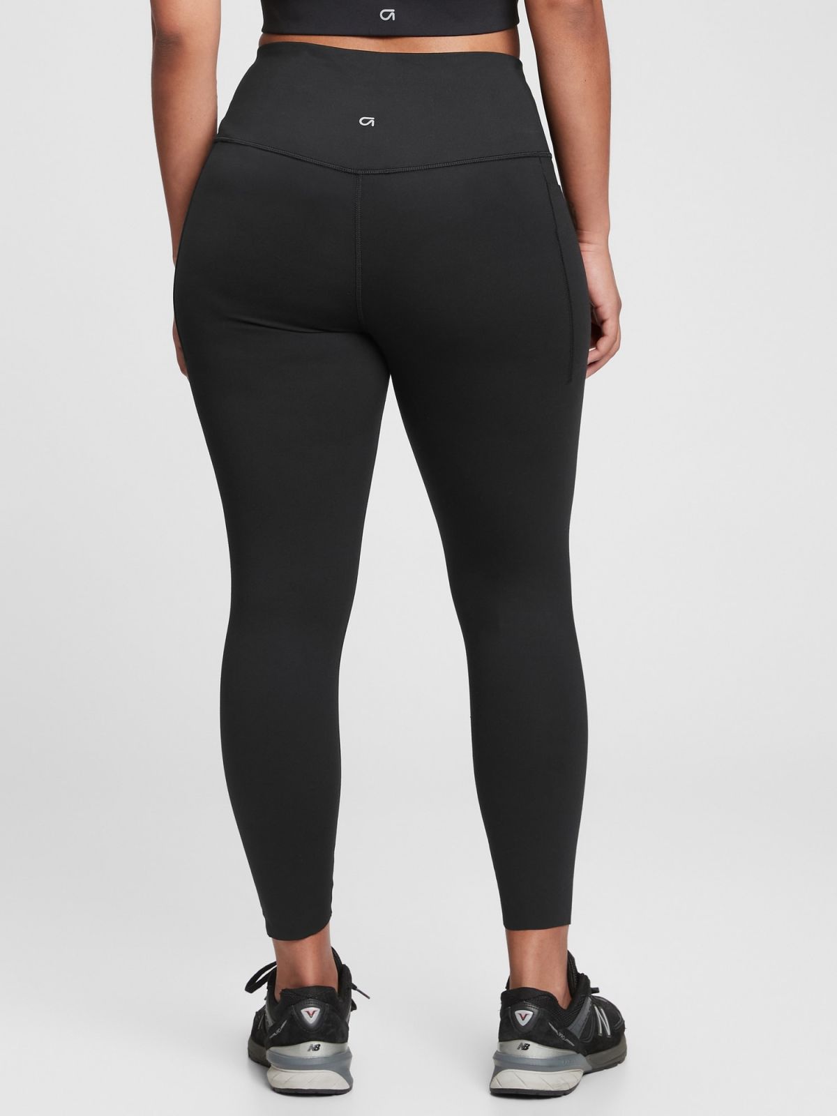 Μαύρο GapFit High Rise Recycled Power 7/8 Κολάν-706808000