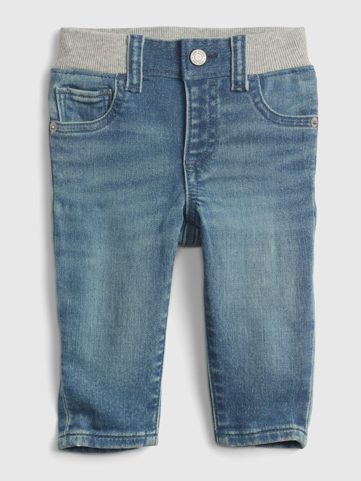 Baby Knit-Denim Slim Jeans-731162000