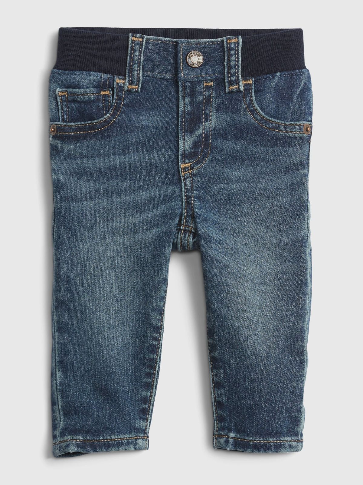 Baby Knit-Denim Slim Jeans-708390000