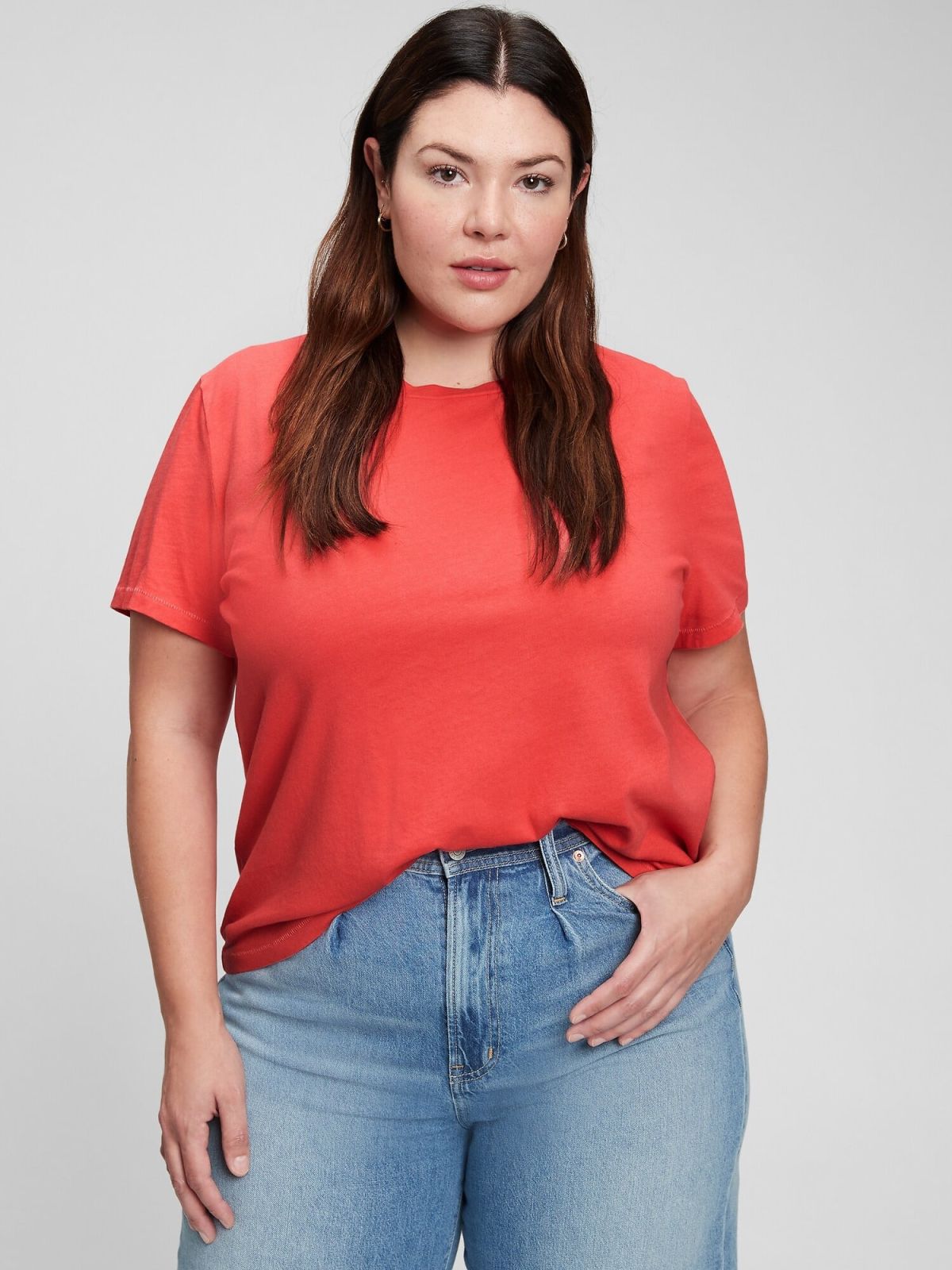 Κόκκινη Vintage Μπλούζα από 100% Οργανικό Βαμβάκι-795346022