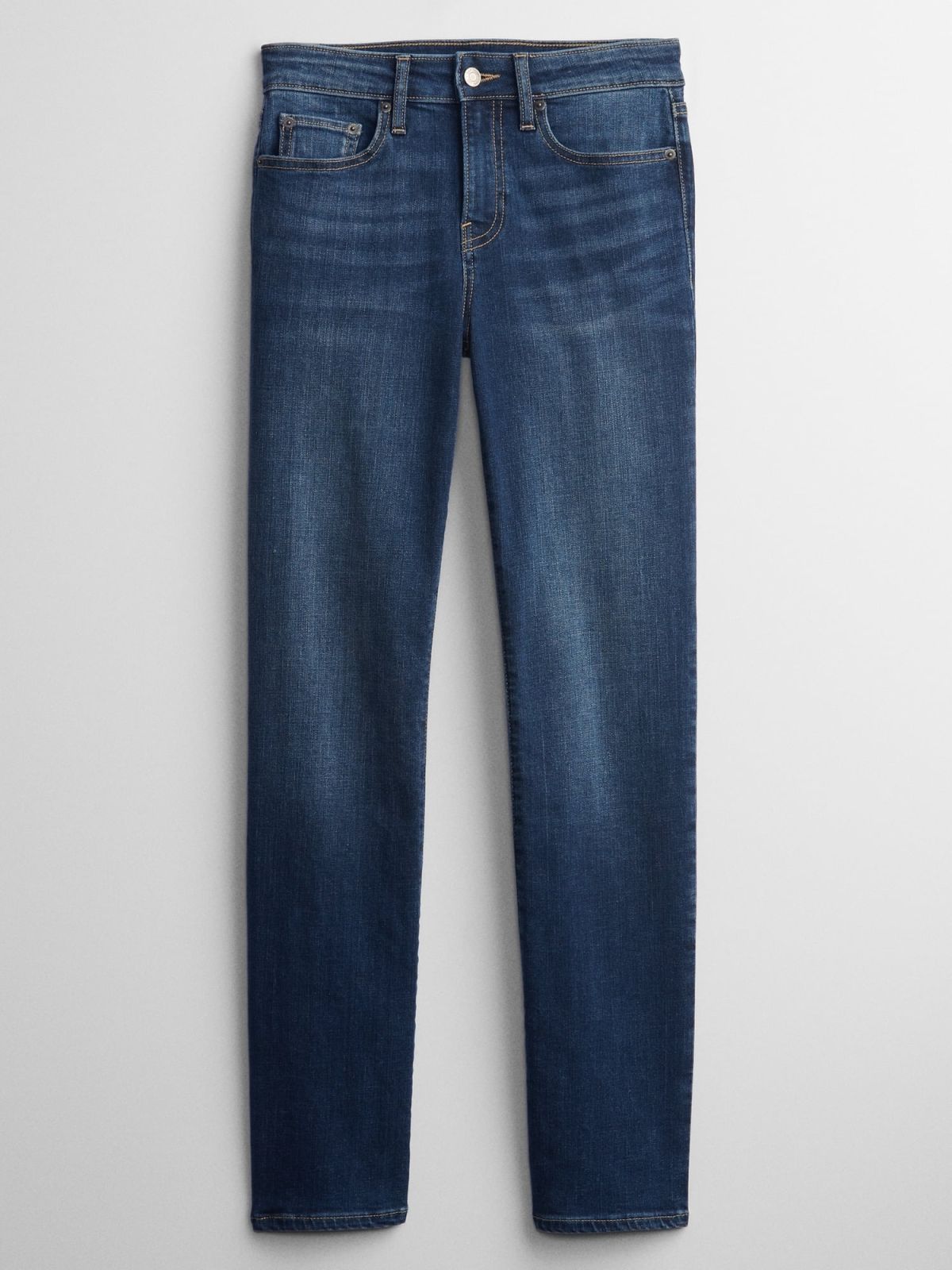 Mid Rise Classic Straight Leg Jeans Παντελόνι με Washwell-764836000
