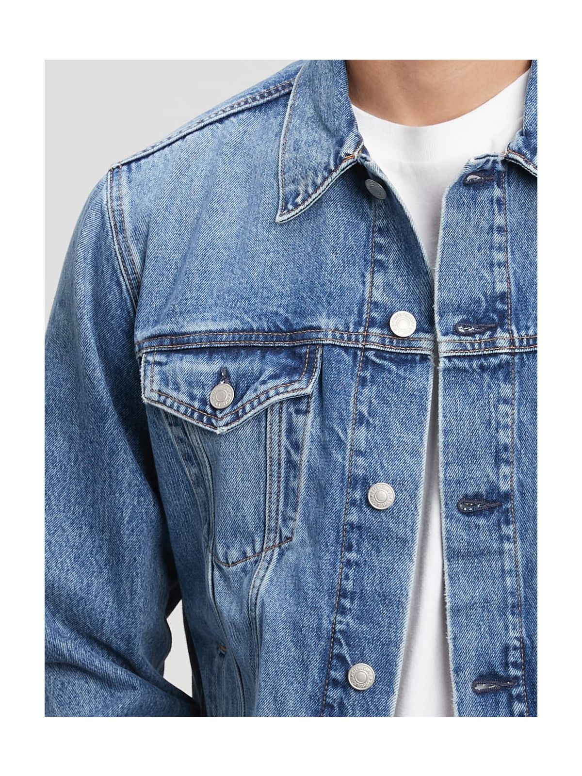 Μαύρο Κλασσικό Icon Denim Πανωφόρι με Washwell-819576000