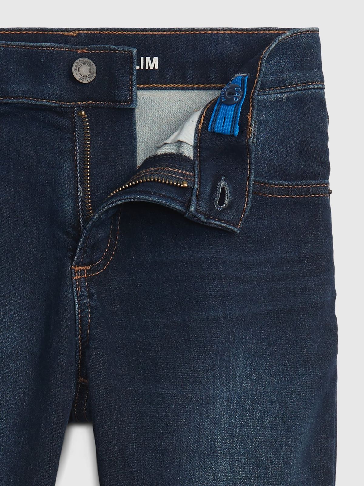 Μπλε Παιδικό Slim Τζιν με Ελαστικότητα-358229000