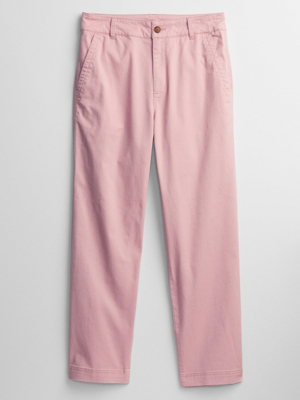 Ροζ High Rise Girlfriend Khaki Παντελόνι με Washwell-819959000