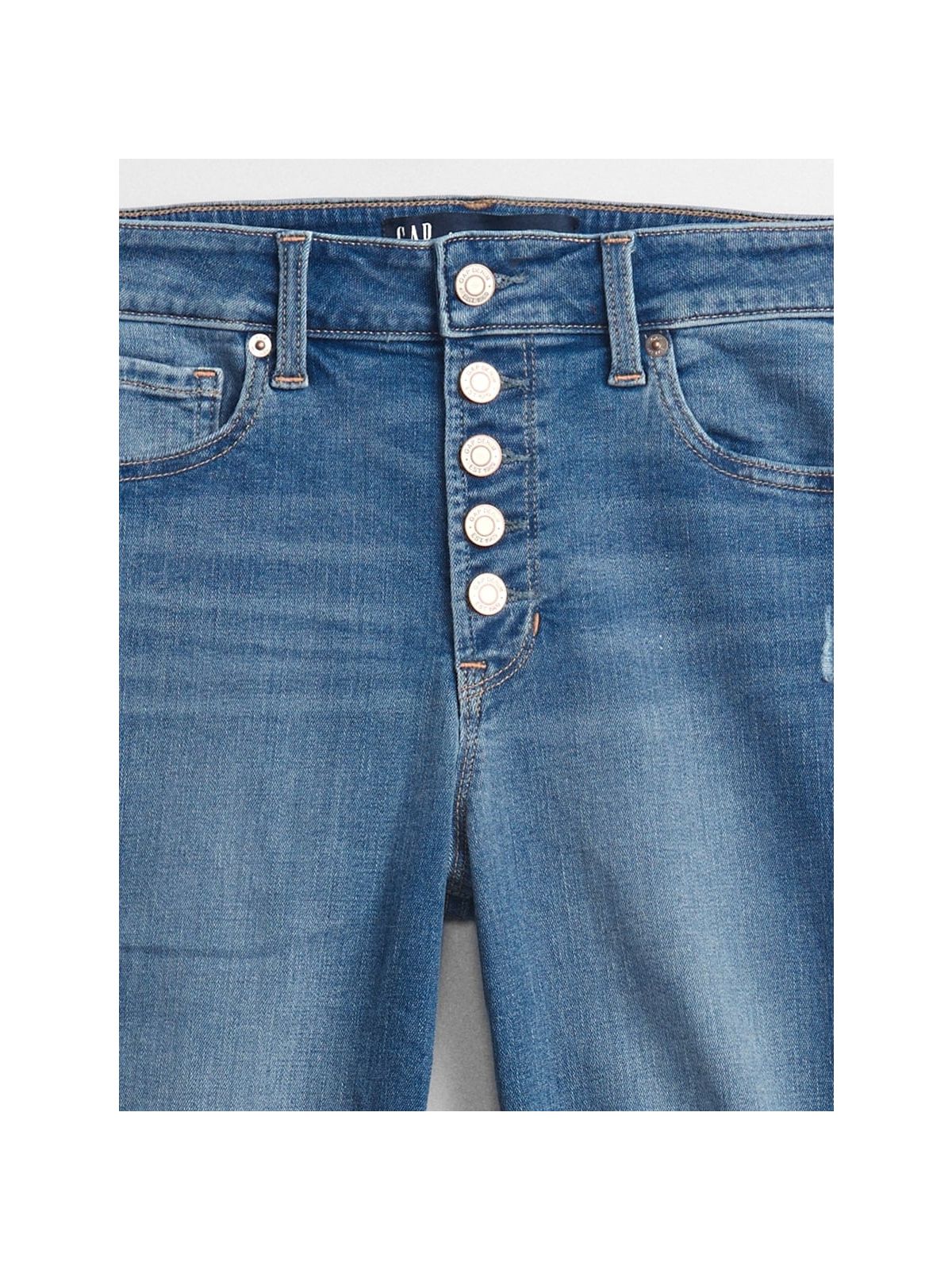 High Rise Destructed Jegging Παντελόνι με Washwell-764823000