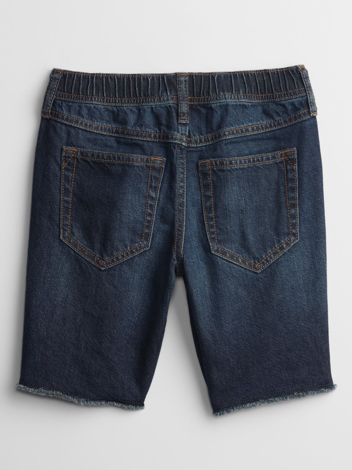 Kids Distressed Denim Pull-On Shorts-829738000